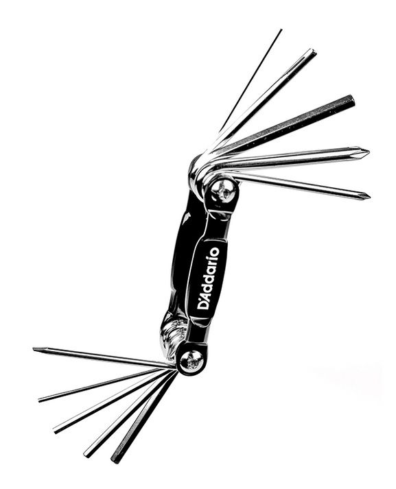 D'addario PW-GBMT-01 Multi Tool - zestaw narzędzi gitarowych