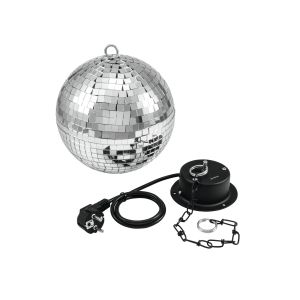 EUROLITE Mirror Ball 20cm with MD-1015 Motor - kula lustrzana zestaw