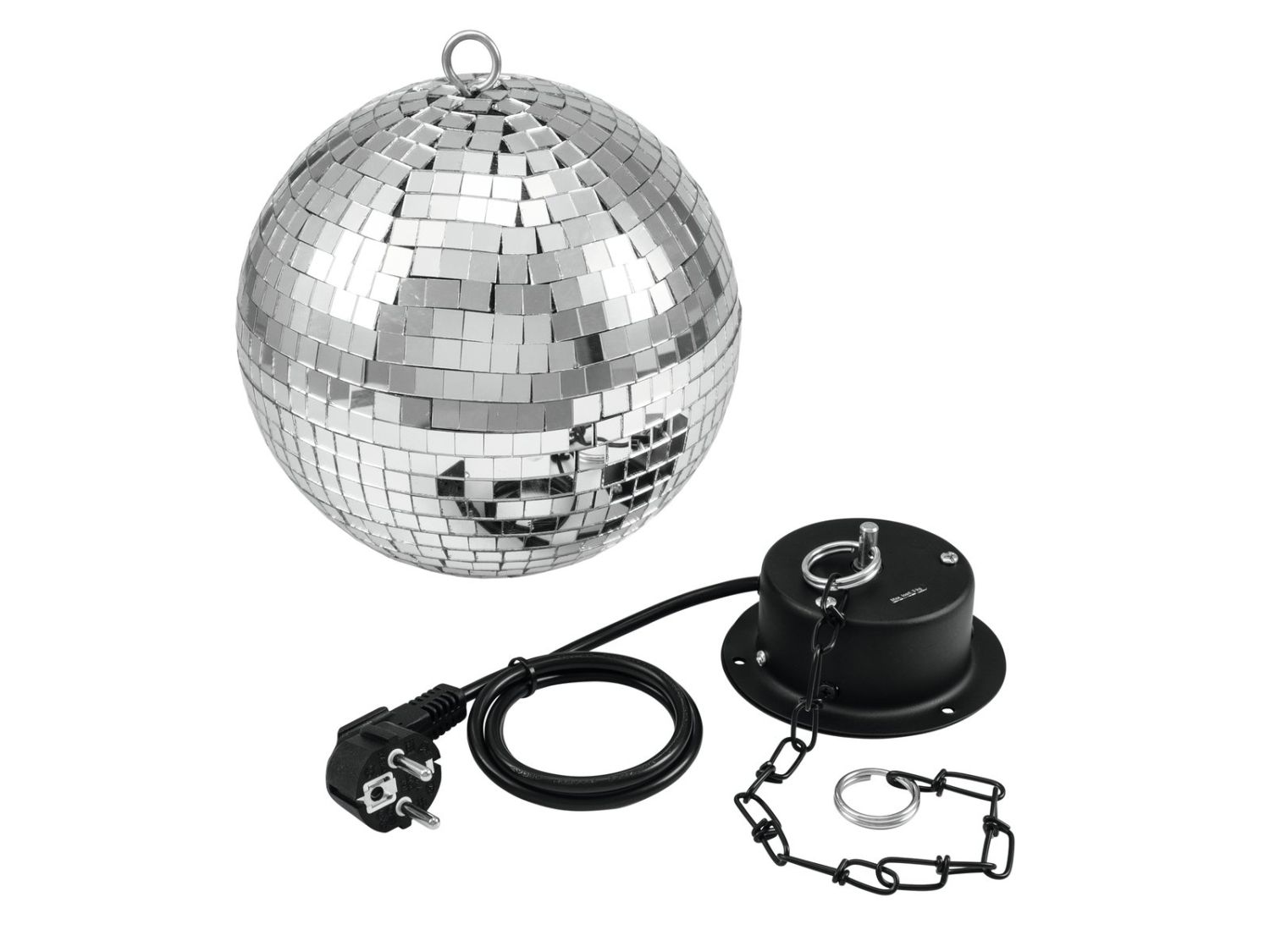 EUROLITE Mirror Ball 20cm with MD-1015 Motor EUROLITE Mirror Ball 20cm with MD-1015 Motor - kula lustrzana zestaw