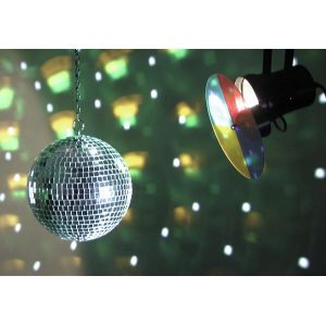 EUROLITE Mirror Ball Set 20cm with Pinspot - kula lustrzana zestaw