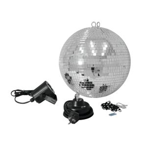 EUROLITE Mirror Ball Set 30cm with LED Spot - kula lustrzana zestaw