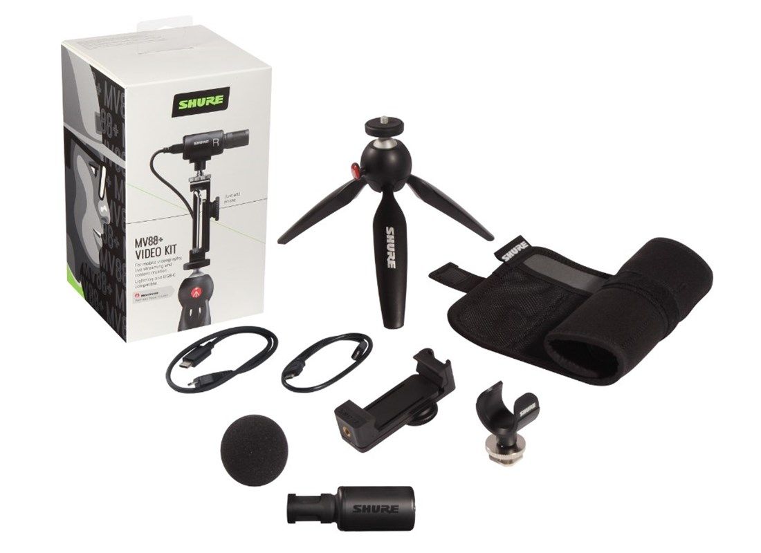 SHURE MV 88+ DIG VIDKIT - mikrofon nakamerowy