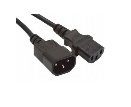 Kabel Przedłużacz zasilający 230V PC C13 C14 1,5m