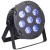 LIGHT4ME TRI PAR 8x9W MKII RGB LED slim płaski x4 + przewód DMX x3