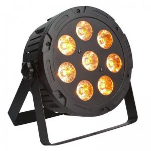 LIGHT4ME PENTA PAR 8x12W MKII RGBWA LED slim x 12 + case