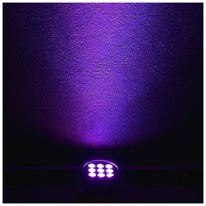 LIGHT4ME PAR RGBW 9x10 reflektor sceniczny LED 6 szt. + przewód DMX 5 szt. + pokrowiec