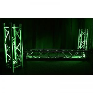 LIGHT4ME QUAD PAR 8x10W MKII RGBW LED slim płaski 6 szt. + przewód DMX 5 szt. + pokrowiec