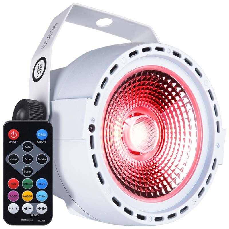 LIGHT4ME COB 30 mocny lekki par LED RGB BIAŁY LIGHT4ME COB 30 mocny lekki par LED RGB BIAŁY