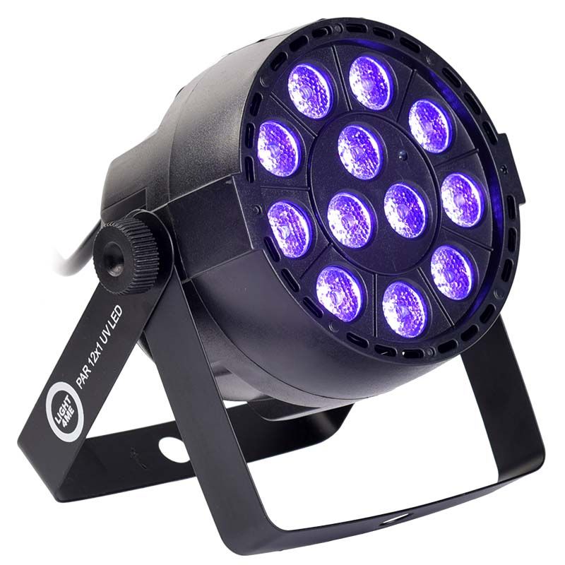 LIGHT4ME PAR 12x1 UV LED reflektor ultrafioletowy mały LIGHT4ME PAR 12x1 UV LED reflektor ultrafioletowy mały