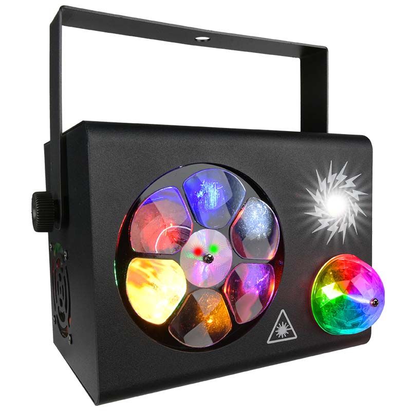 LIGHT4ME PARTY BOX efekt disco LED ball laser stroboskop gobo LIGHT4ME PARTY BOX efekt disco LED ball laser stroboskop gobo