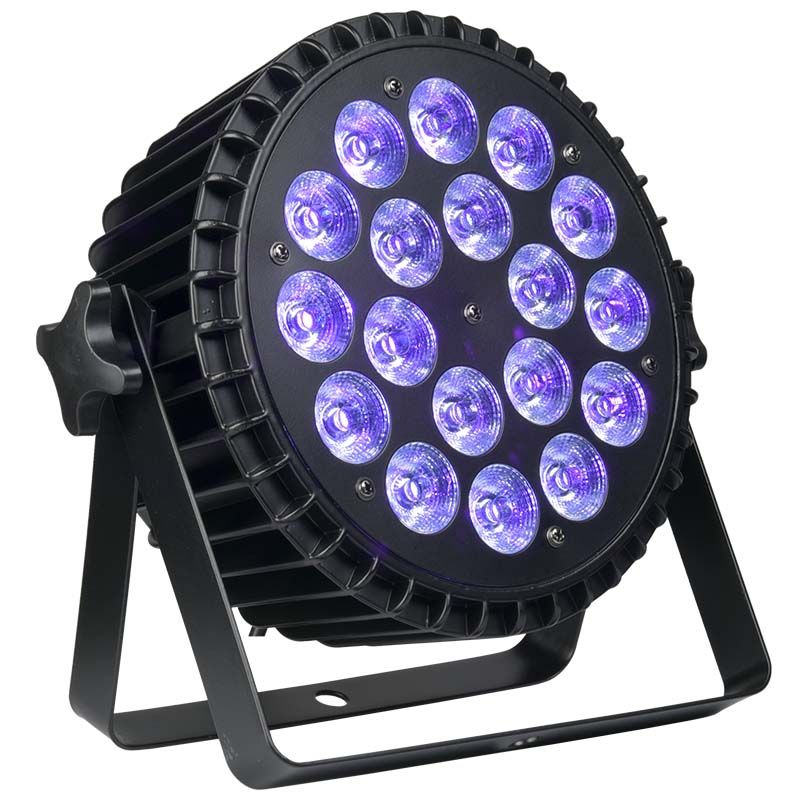 LIGHT4ME ALU HEXA PAR 18x10W RGBWA-UV reflektor sceniczny LED LIGHT4ME ALU HEXA PAR 18x10W RGBWA-UV reflektor sceniczny LED