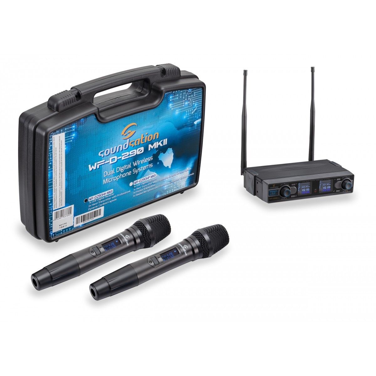 Soundsation WFD-290HHMKII - podwójny system bezprzewodowy UHF (cyfrowy) Soundsation WFD-290HHMKII - podwójny system bezprzewodowy UHF (cyfrowy)