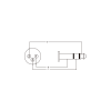 Roxtone RA3XFJM - redukcja wtyku