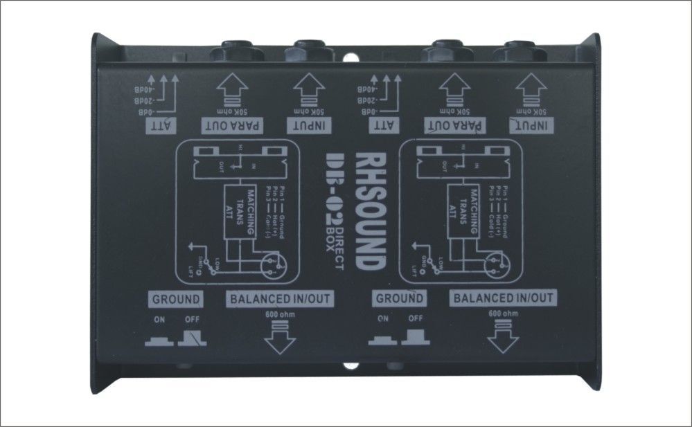 RH Sound DB-02 - DI-BOX pasywny