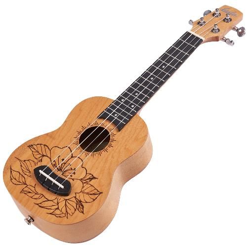 LAILA UFG-2111-C FLOWERS LAILA UFG-2111-C FLOWERS - ukulele sopranowe