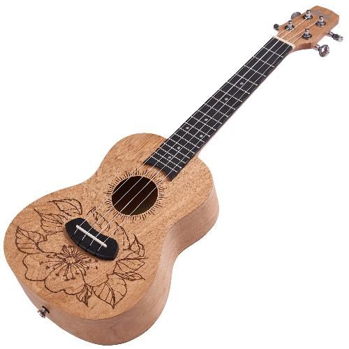 LAILA UFG-2311-A FLOWERS - ukulele koncertowe