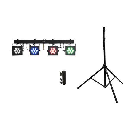 EUROLITE Set LED KLS-3002 + M-4 Speaker-System Stand