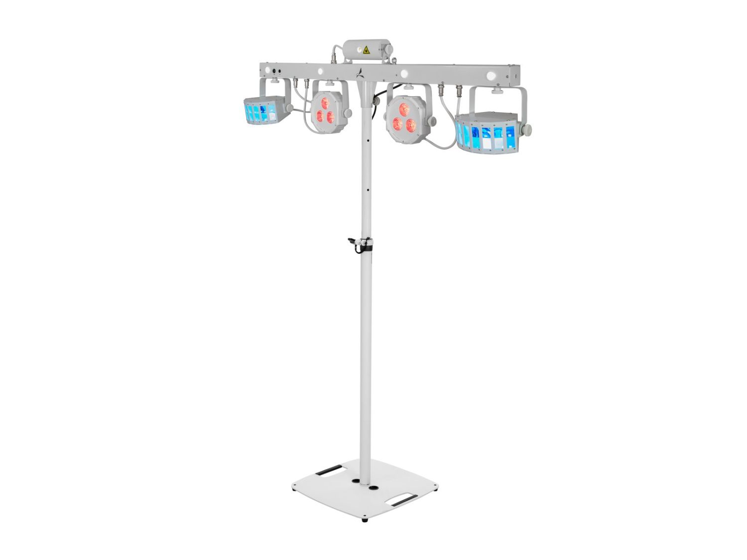 EUROLITE Set LED KLS Laser Bar FX Light Set white + BPS-2 Loudspeaker Stand white