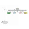 EUROLITE Set LED KLS Laser Bar FX Light Set white + BPS-3 Loudspeaker Stand white