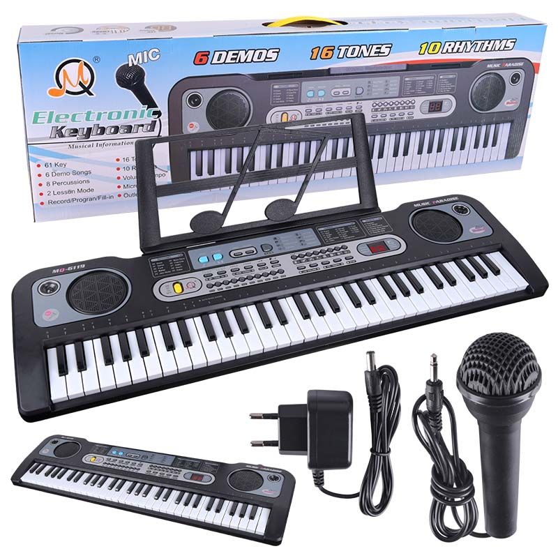 MQ 6119 KEYBOARD klawisze organy z mikrofonem dla dzieci MQ 6119 KEYBOARD klawisze organy z mikrofonem dla dzieci