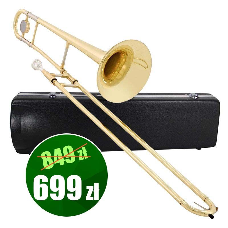 V-TONE AT 100 puzon altowy Bb do nauki zestaw case V-TONE AT 100 puzon altowy Bb do nauki zestaw case