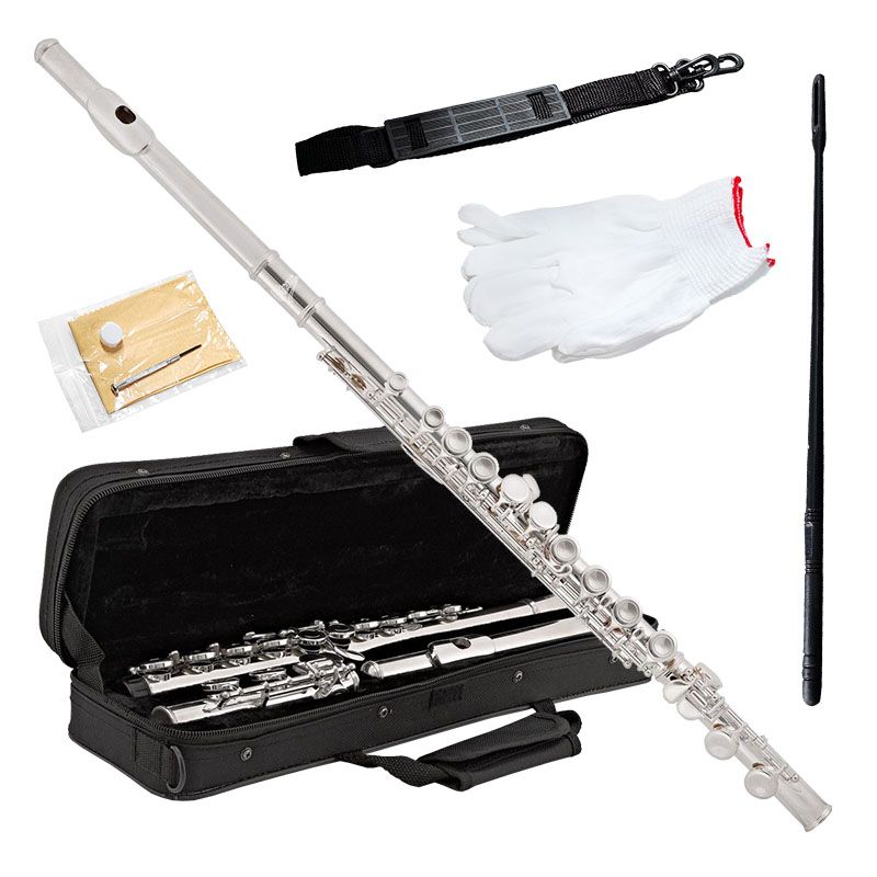 V-TONE VFL 16 flet poprzeczny metalowy c-key etui V-TONE VFL 16 flet poprzeczny metalowy c-key etui