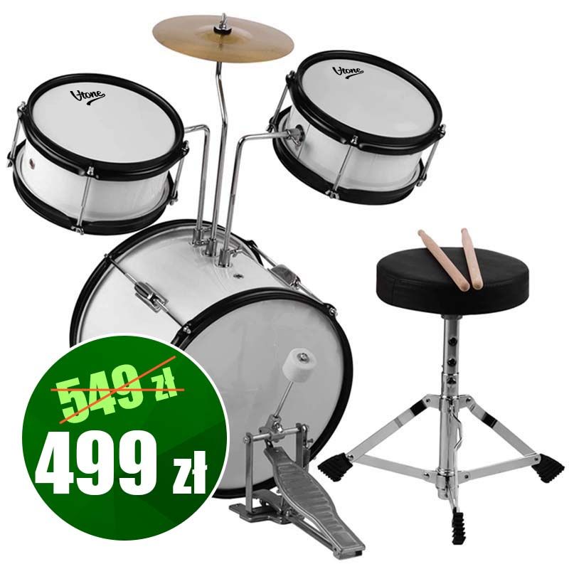 V-TONE VD JUNIOR WH perkusja akustyczna dla dzieci V-TONE VD JUNIOR WH perkusja akustyczna dla dzieci