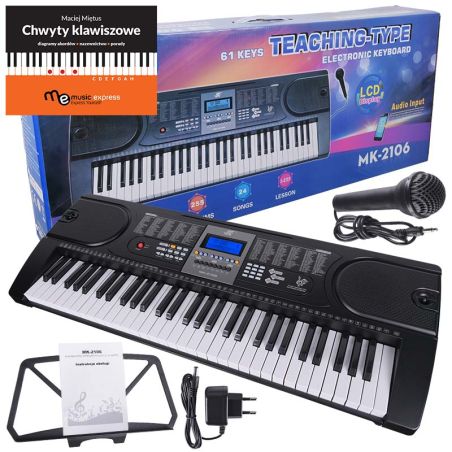 MK 2106 KEYBOARD klawisze organy dla dzieci do nauki gry USB MP3 mikrofon