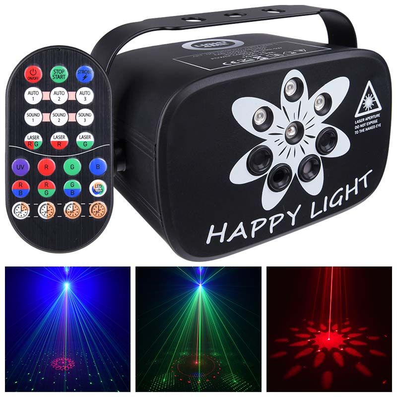 LIGHT4ME PARTY LIGHT 1 efekt LED oświetlenie disco laser UV LIGHT4ME PARTY LIGHT 1 efekt LED oświetlenie disco laser UV