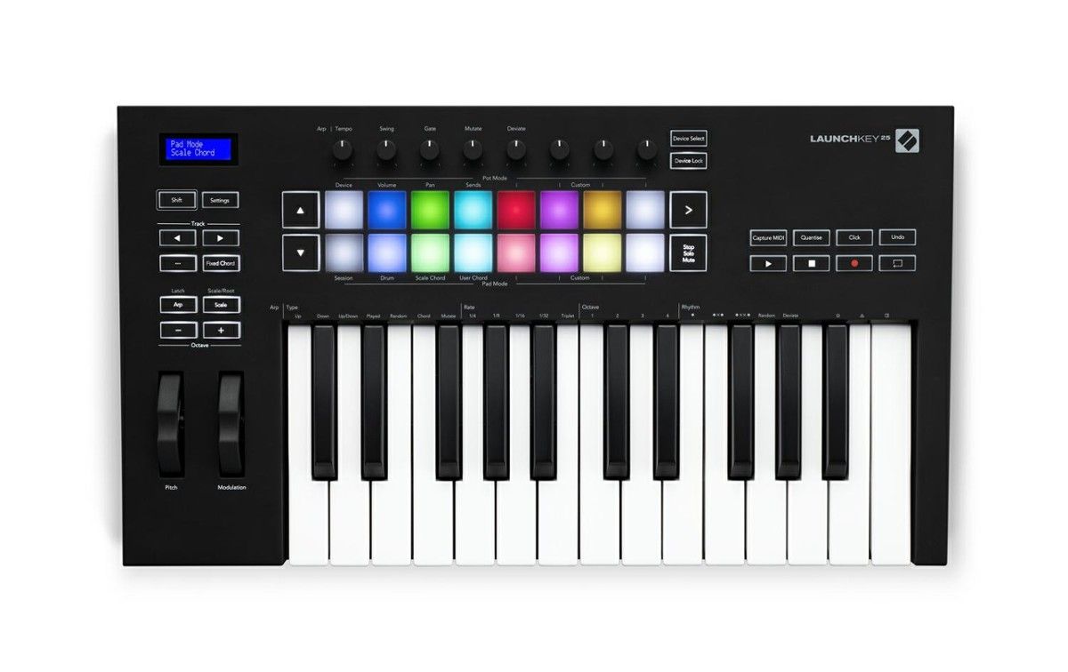 NOVATION Launchkey 25 mk3 NOVATION Launchkey 25 mk3 - klawiaturą sterującą MIDI USB