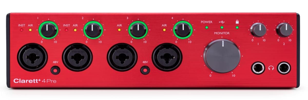 Focusrite Clarett+ 4Pre - interfejs audio