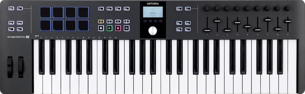 ARTURIA KeyLAB Essential 49 3 Black ARTURIA KeyLAB Essential 49 3 Black - klawiatura sterująca