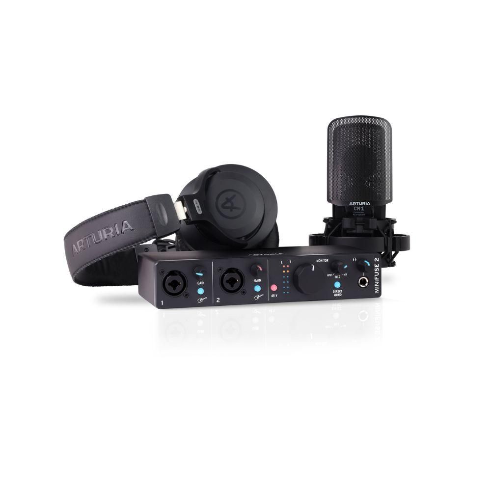 ARTURIA MiniFuse Recording Pack Black ARTURIA MiniFuse Recording Pack Black - zestaw studyjny