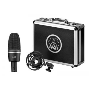 AKG C-3000 + K72 - mikrofon studyjny pojemnościowy i słuchawki