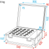 Showgear Pro Case for 25 mics - skrzynia transportowa dla mikrofonów