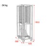 Wentex Pipe & Drape Transport Trolley - wózek transportowy