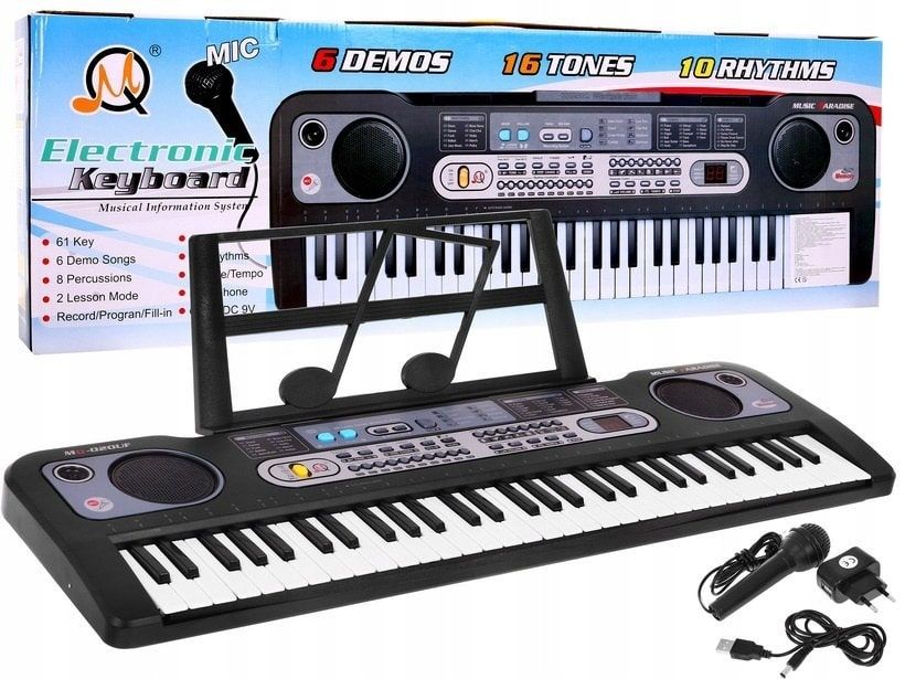 Keyboard MQ-020UF Organy dla dzieci Mikrofon USB