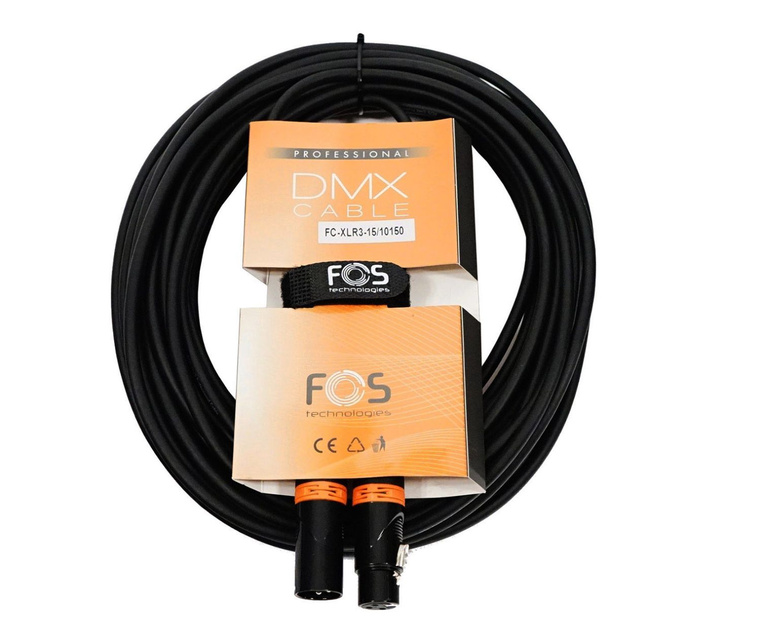 FOS FC-XLR3-15 - Kabel DMX 15 Metrów