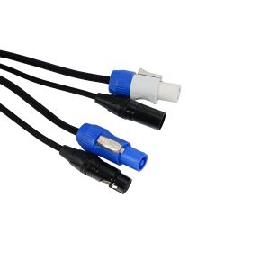FOS FC-PDC-1.5 - Kabel PowerCon / DMX 1,5m