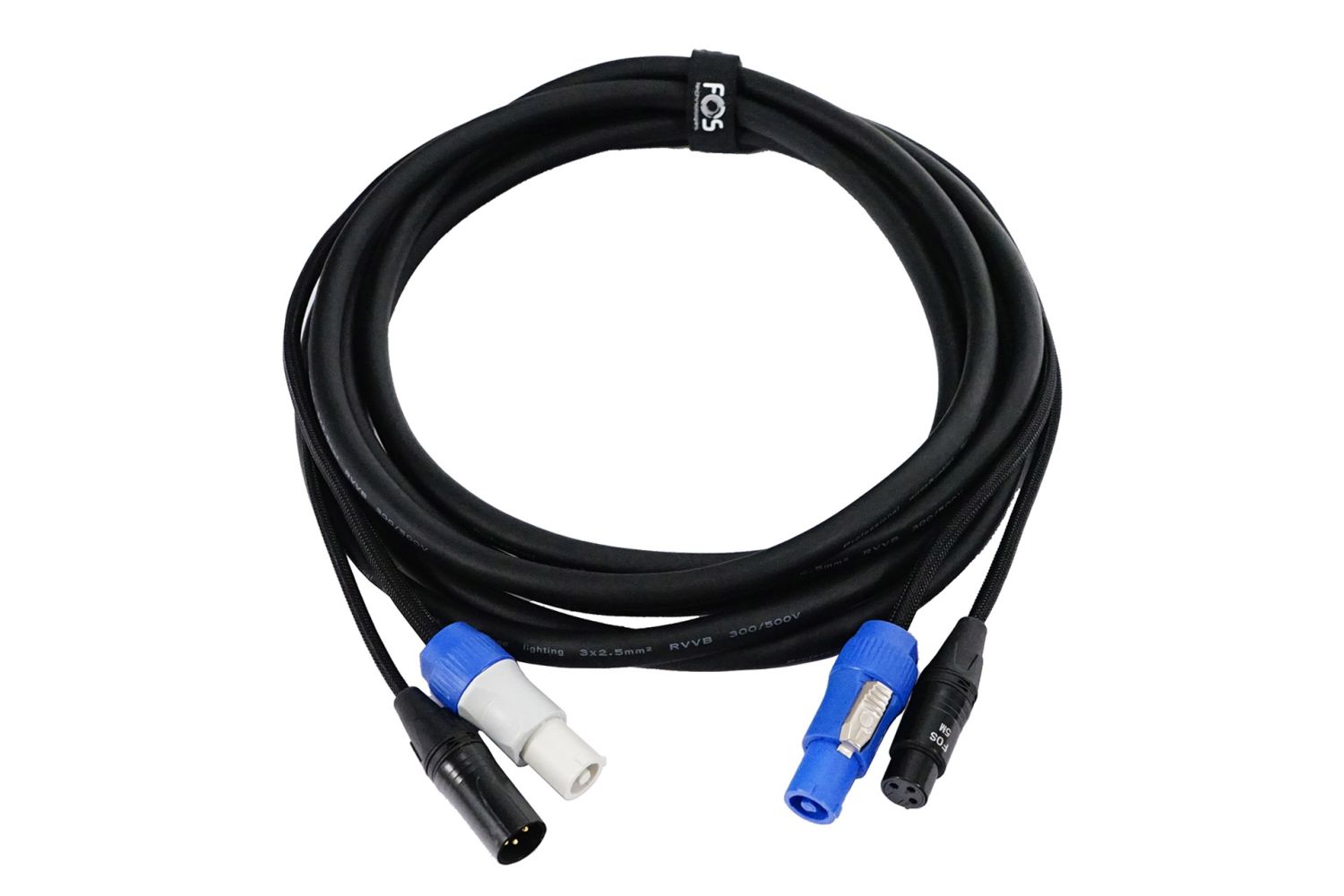 FOS FC-PDC-5 - Kabel PowerCon / DMX 5m