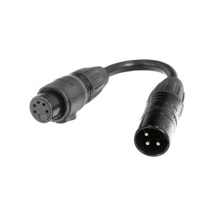 ADJ DMX 3pin M to 5pin FM IP65 - Adapter