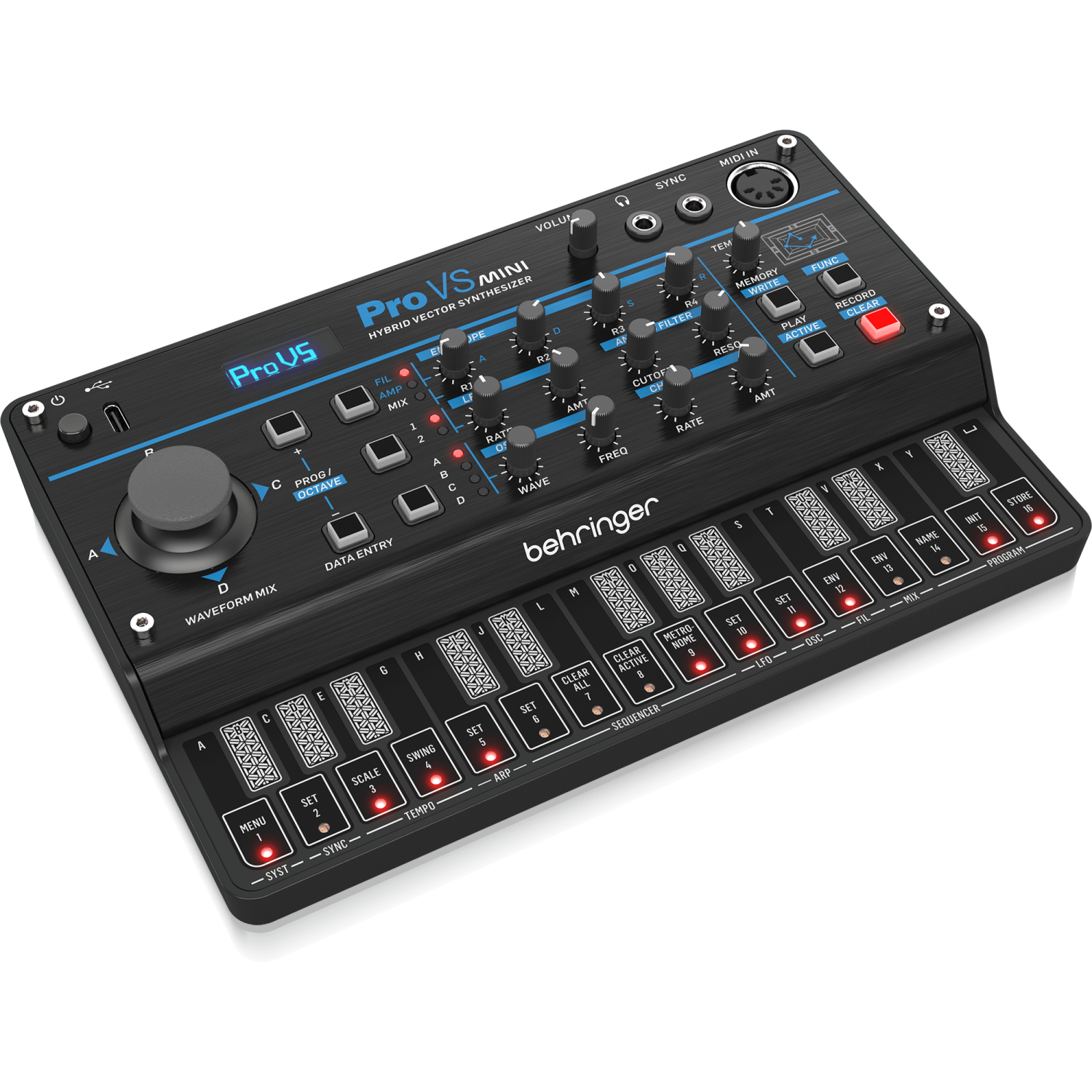 Behringer PRO VS MINI - przenośny syntezator hybrydowy