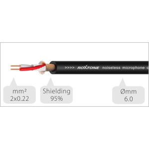 Roxtone SMXX200L10 - Kabel mikrofonowy (10m)