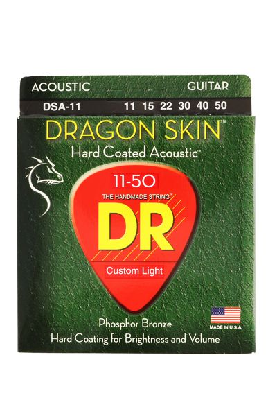 DR DSA 11-50 DRAGON SKIN - struny do gitary akustycznej