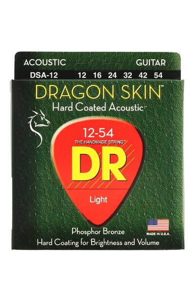 DR DSA 12-54 DRAGON SKIN - struny do gitary akustycznej