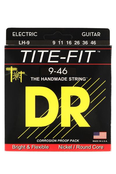 DR LH 9-46 TITE-FIT DR LH 9-46 TITE-FIT - struny do gitary elektrycznej