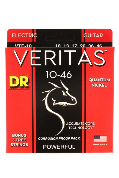 DR VTE 10-46 VERITAS - struny do gitary elektrycznej