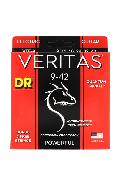DR VTE 9-42 VERITAS - struny do gitary elektrycznej