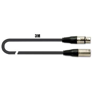 QUIK LOK MX-775-3 - Kabel mikrofonowy XLR (3m)