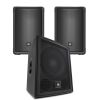 JBL 2x IRX112BT + IRX115S - aktywny zestaw nagłośnieniowy z bluetooth